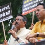 <div>Delhi BJP chief leads protest against paper leaks in Punjab, seeks AAP Minister’s dismissal</div>