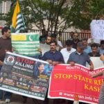 Protest held outside Pakistan Embassy in Washington over escalating unrest in PoK