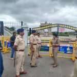 <div>Cauvery row: K’taka BJP, farmers stage protest; major police deployment at KRS dam site</div>