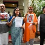 Bansuri Swaraj-led BJP delegation files police complaint against Oppn MPs over Ram Temple donation theft skit