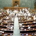 Lok Sabha adjourned for the day over intense sloganeering; Rijiju slams Oppn