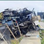 Two killed, four critical as Kerala bus overturns after hitting signboard on Bengaluru-Mysuru Expressway
