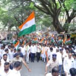 <div>BJP launches ‘Har Ghar Tiranga’ campaign in Bengaluru, says ‘we need not learn patriotism from Congress’</div>