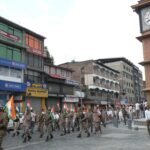 <div>CRPF, students march together during Tiranga rally at Srinagar’s Lal Chowk</div>