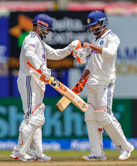 1st Test: Rishabh Pant stars with quick 66 as India set 372-run target for Sri Lanka at tea