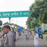 Farmers assemble for weeklong protest at Chandigarh’s entry point, demanding crop MSP