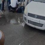 Indore man sustains severe burns as moving car catches fire, police rush him to hospital