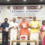 <div>V-P Radhakrishnan releases Tamilisai Soundararajan’s book on RSS</div>