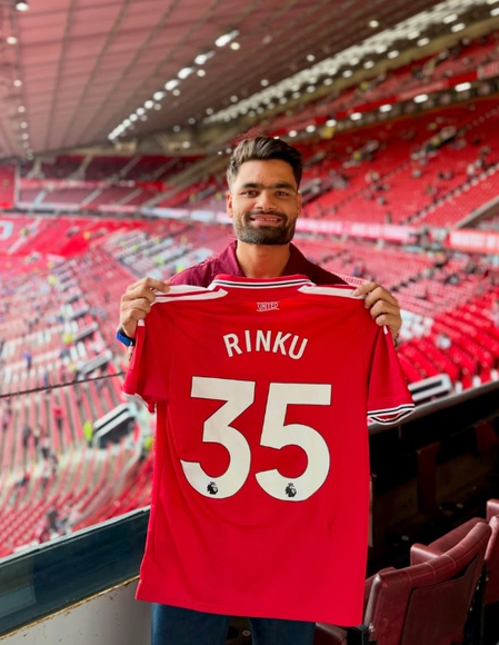 ‘I’m Man United fan because of Nitish Rana, he introduced me to football’: Rinku Singh