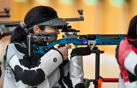 Asian Games: India wins silver in women’s 50m rifle 3P team event; Tilottama, Vidarsa reach individual final