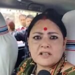 <div>Temporary health workers protest around Bengal minister Agnimitra Paul’s car, demand a salary hike</div>