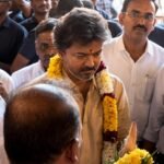 TN CM Vijay prays at Meenakshi Temple after gold ring scheme launch