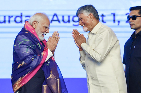 PM Modi’s 25 years in leadership reflect India’s transformation, rising ambitions: CM Naidu