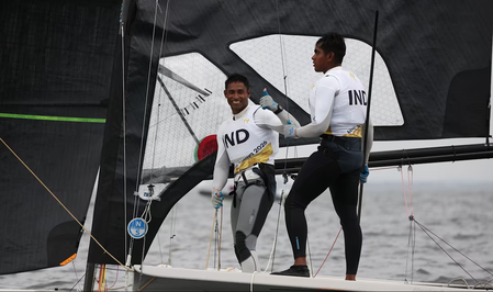 <div>Asian Games: Manu Francis, Prince Kurisinkal Noble sail India to first medal with men’s skiff silver</div>