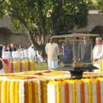 V-P Radhakrishnan pays tributes to Mahatma Gandhi, Shastri, K. Kamaraj