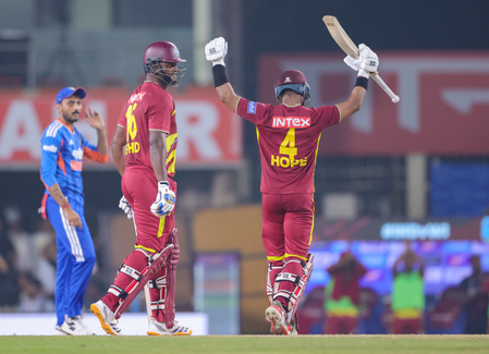 2nd T20I: Hope credits partnerships, Rutherford’s fireworks after WI script record chase in Ranchi