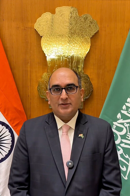 Remain calm, stay indoors during aerial attacks: Indian envoy to community in Saudi Arabia