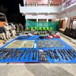 Manipur: Security forces arrest 17 suspected militants, seize large cache of weapons