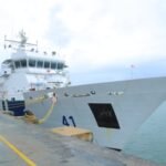 Indian Coast Guard Ship Varaha arrives in Kenya’s Mombasa