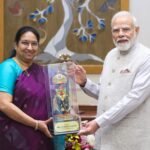 Karnataka Governor Sudha Yadav meets PM Modi