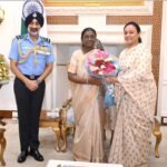 IAF Chief Amar Preet Singh calls on President Murmu ahead of his retirement